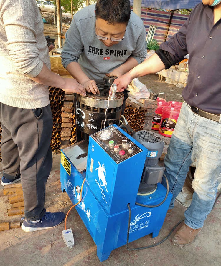 钢管接头压管机,钢管压方管机器多少钱