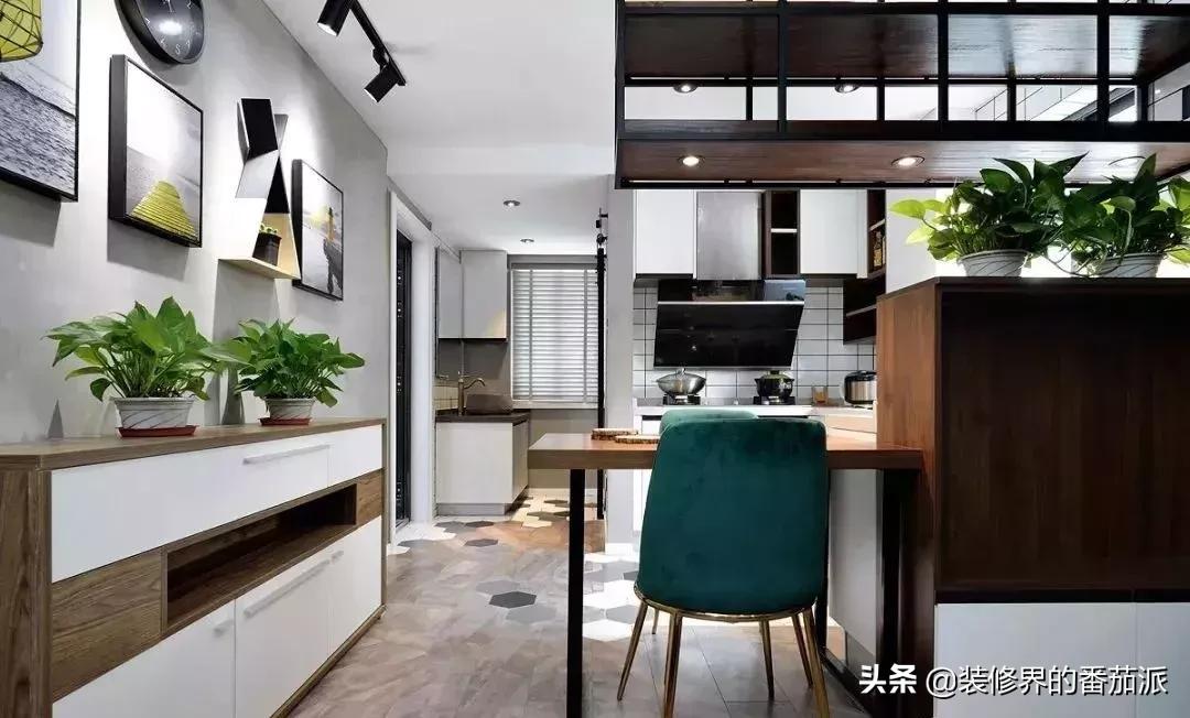 老公房40平一室改两室户型图,40平老公房一字型直筒改复式设计