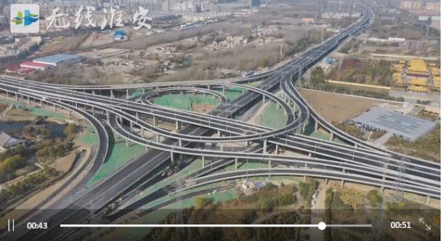 淮安内环高架开通仪式,淮安内环高架示意图