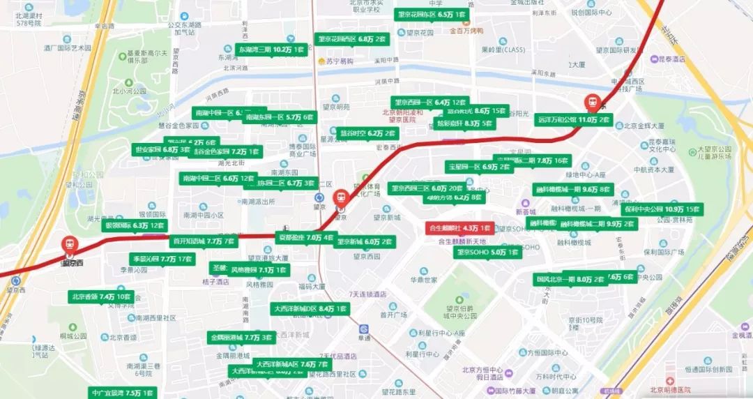 望京房价领涨北京10年,03年北京望京房价