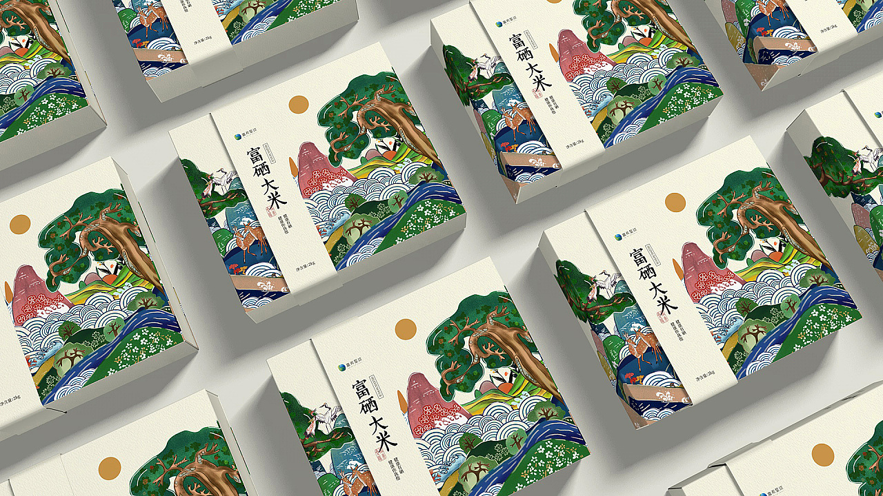 高端大气的大米包装,最高档的大米包装