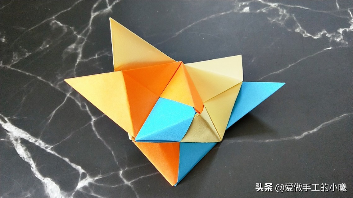 折纸教程陀螺,折纸陀螺教程一分钟