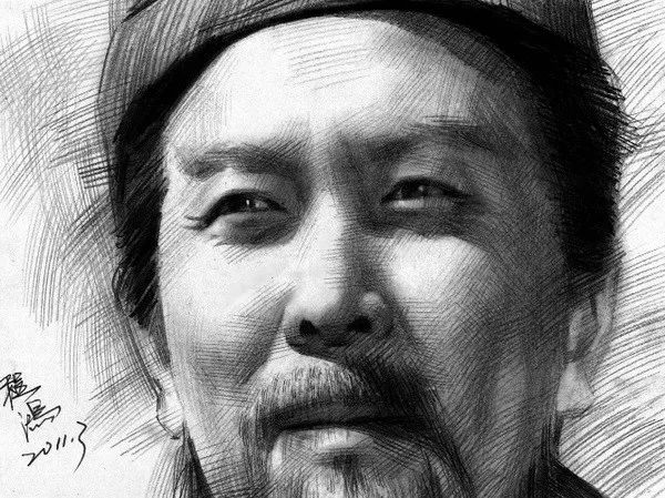 如何画出夸张的人物肖像画,当灵魂画手模仿大师作画