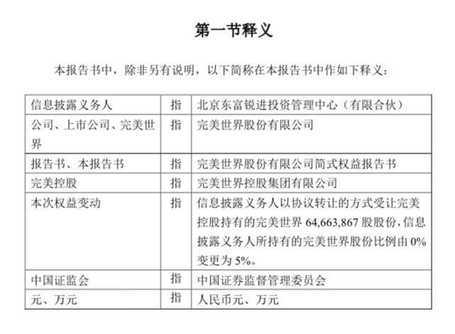 东富锐进28.71亿入股完美世界,国资为何频频入股影视业?