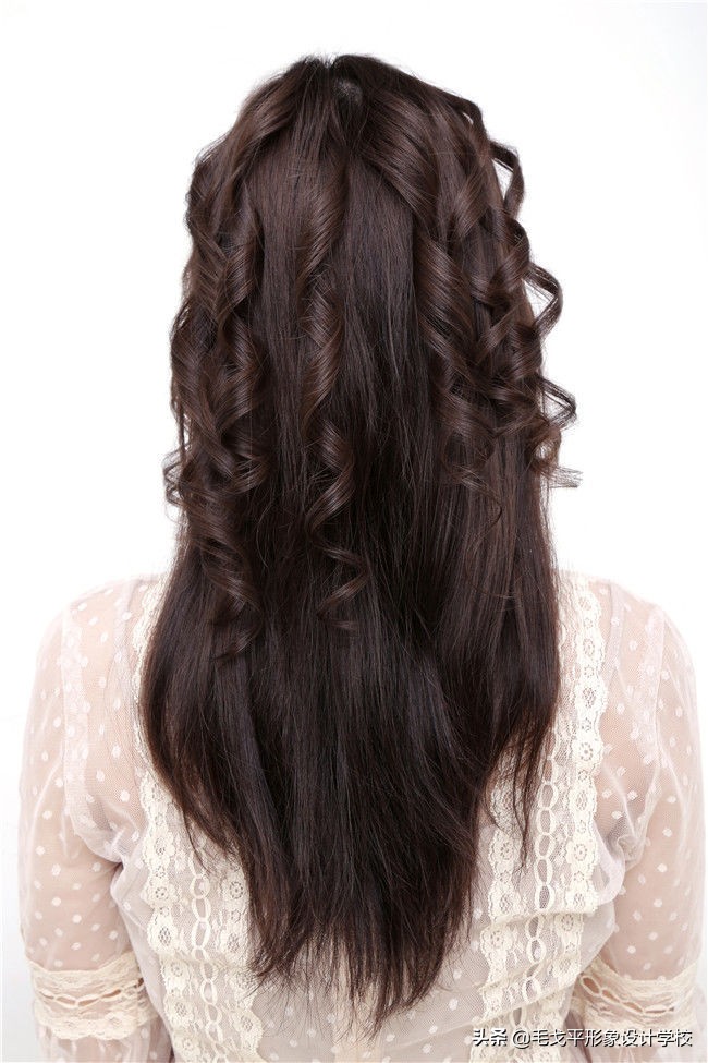 新娘日系纹理盘发教程,30秒搞定的气质盘发