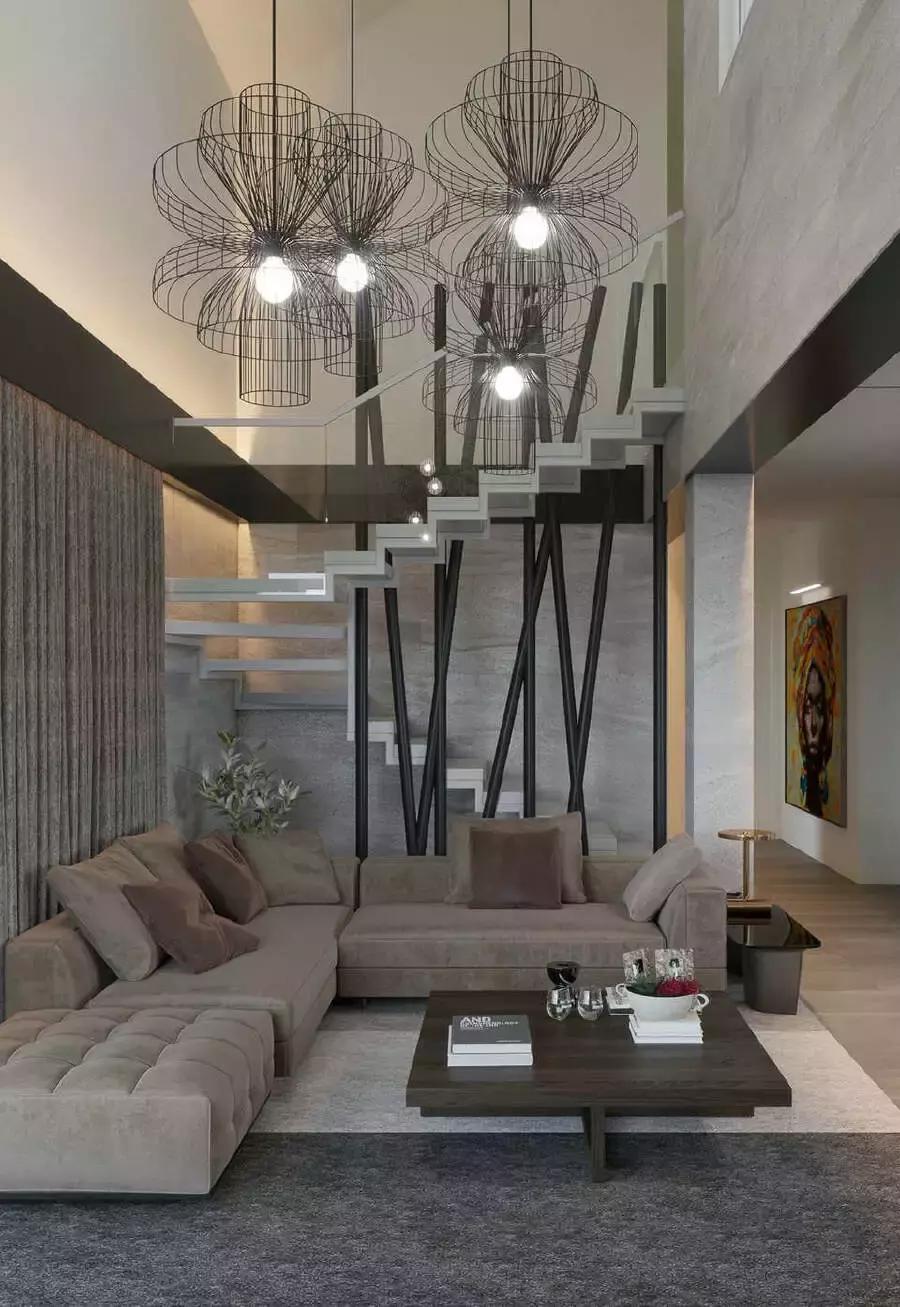 高级感十足的现代风家居,极简主义的现代家居