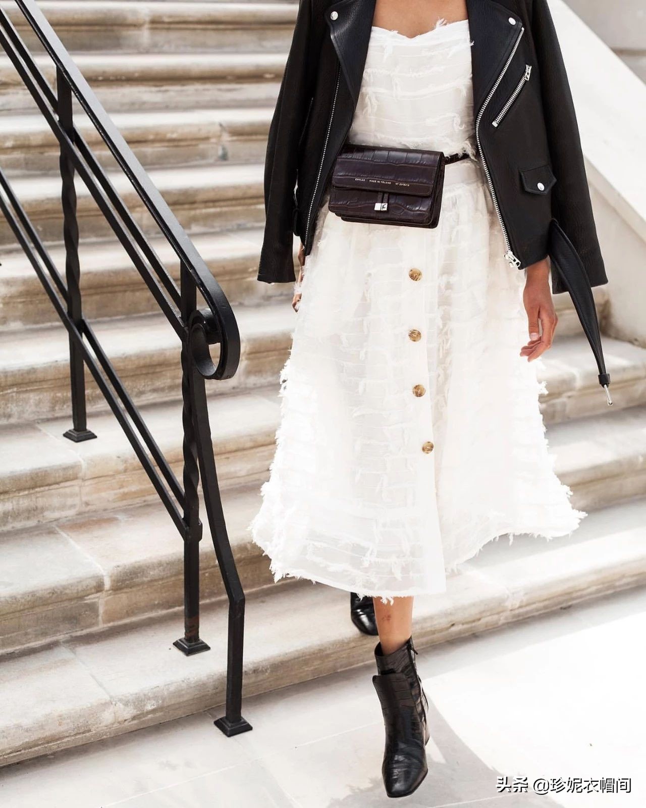 带你走上时尚前沿,鳄鱼皮纹如何穿搭