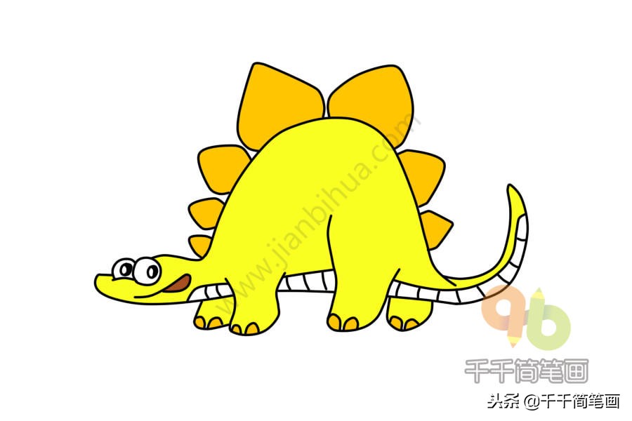 简笔画100个恐龙9-10岁,儿童简笔画恐龙大全简单又漂亮