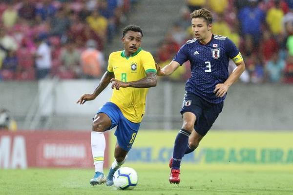 日本男足有实力战胜巴西队吗,日本男足大力神杯