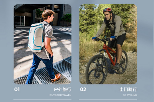 INTEVEL制冷智能背包，移动的户外空调，夏日出门必备