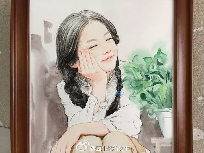 比起打印画，美院毕业的他，笔下这种彩铅水彩画才好看哭了~