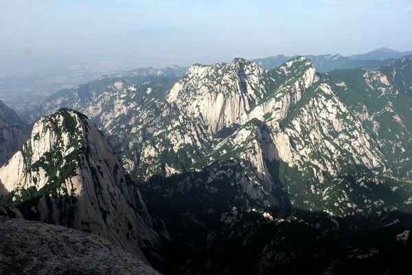 西岳华山五峰风景,华山一日游西安出发路线推荐