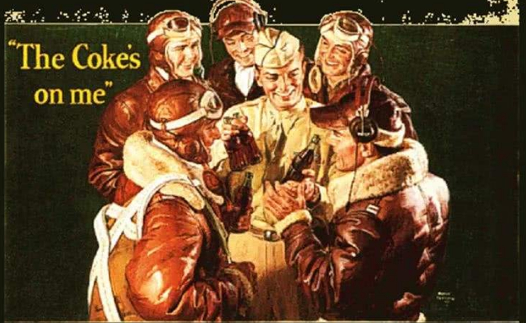 可乐和Zippo都是二战的产物，都是美国大兵不可缺少的东西