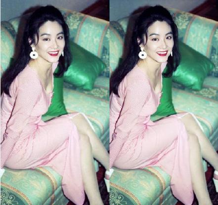 王祖贤惊艳高清修复版图片,ai修复的王祖贤老照片