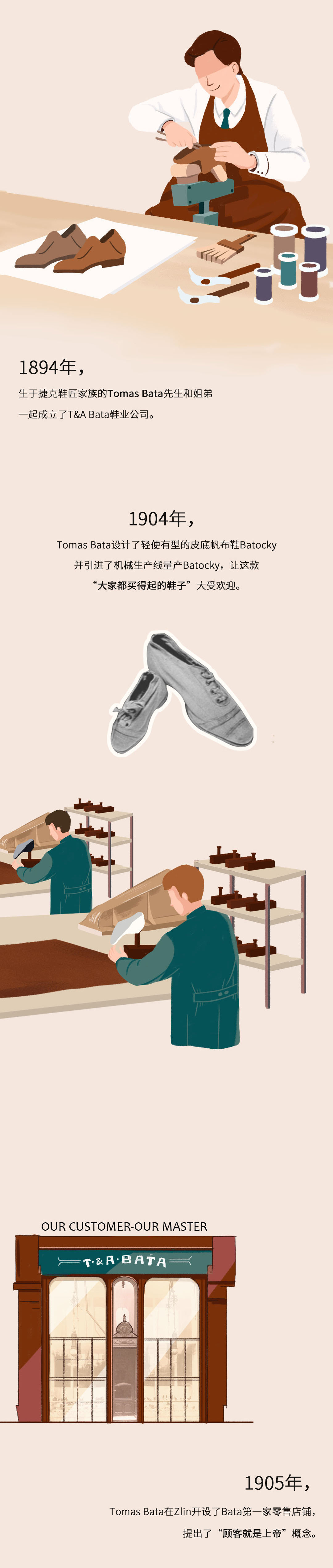 bata百年历史品牌,世界四大鞋履品牌