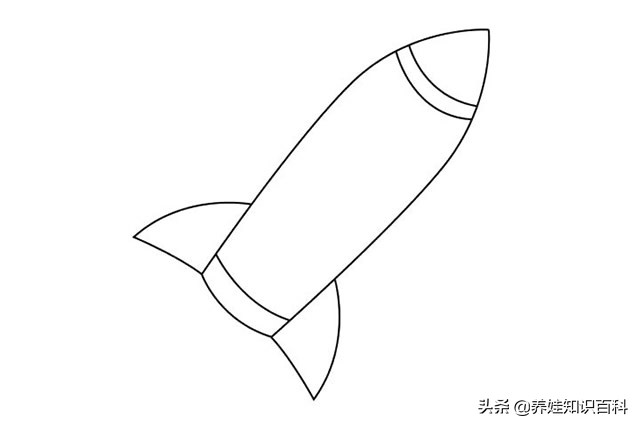 火箭发射塔和火箭简笔画,火箭简笔画怎么画又漂亮