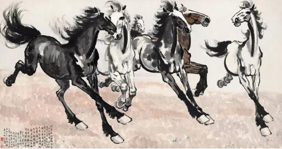 常玉群马图拍卖,常玉巨作群马首度亮相拍卖市场