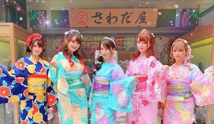 东京浅草寺和服,东京浴衣租赁
