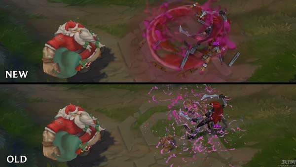 LOL鳄鱼、酒桶全皮肤特效演示大招技能特效增强