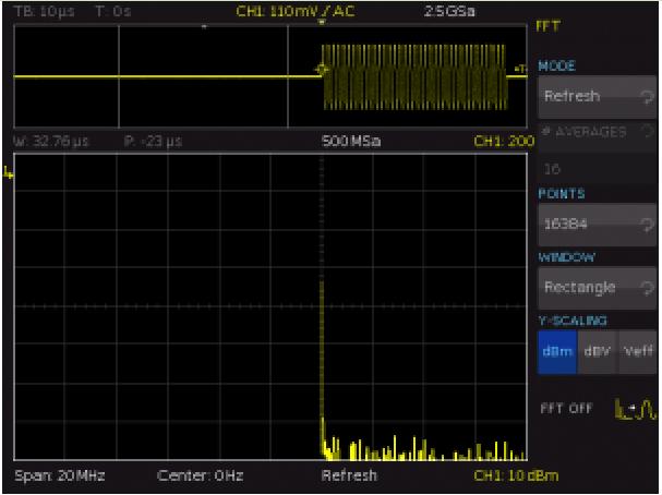 示波器怎么测试晶振频率,示波器检查芯片振荡频率