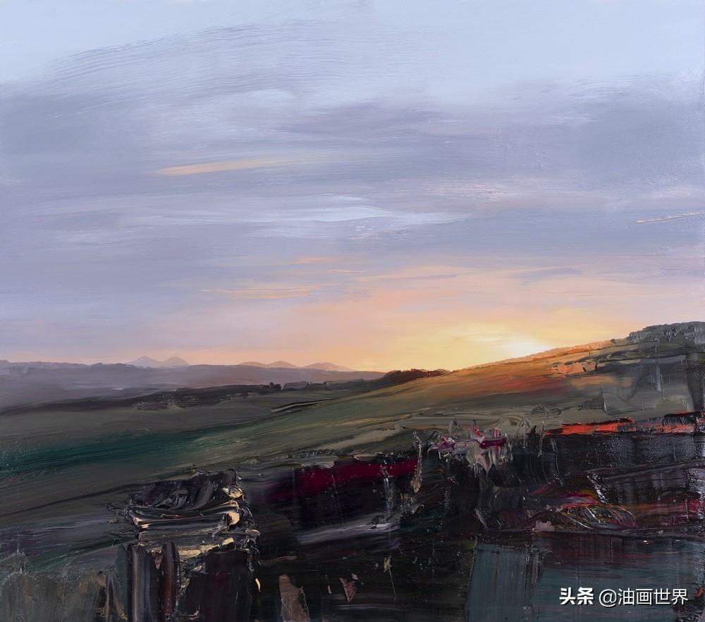 美国画家大峡谷古典风景油画,美国油画家埃里克瓦列斯的风景画