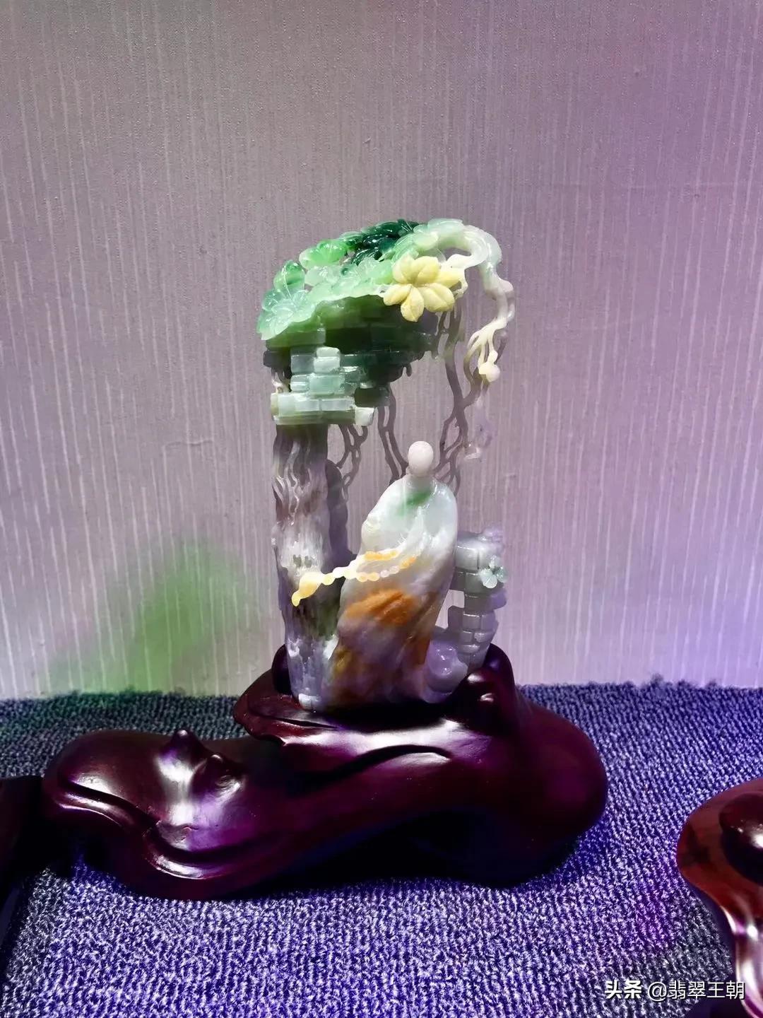 摆件翡翠高端大气上档次,大师级翡翠摆件图片