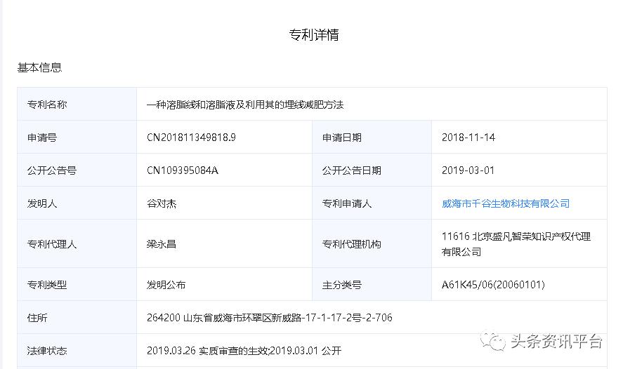 千谷德国溶脂线减肥功效是什么,千谷生物科技