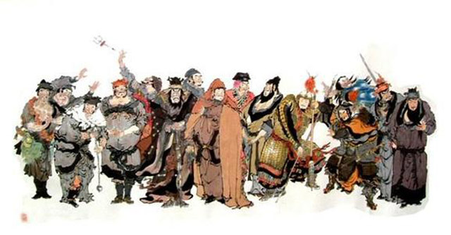 水浒传中人物绰号和特征,水浒传中的绰号有什么规律