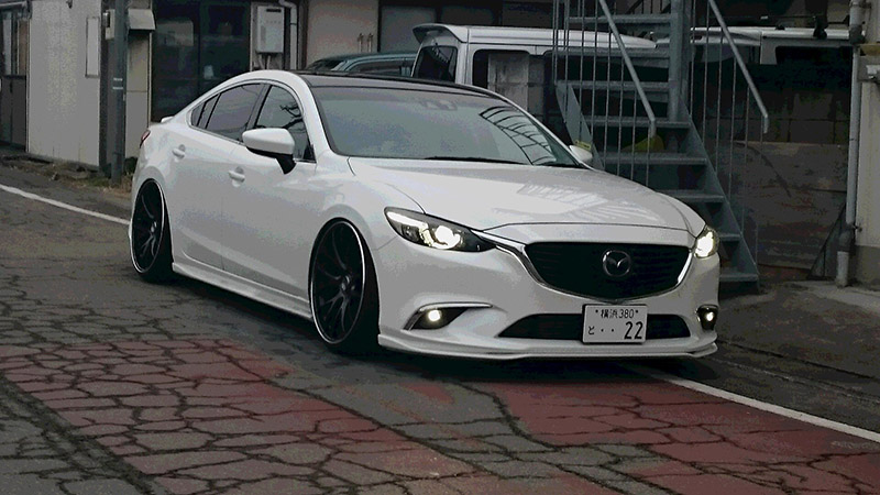 马自达阿特兹改装airbft气动避震,15年马自达阿特兹改装大包围