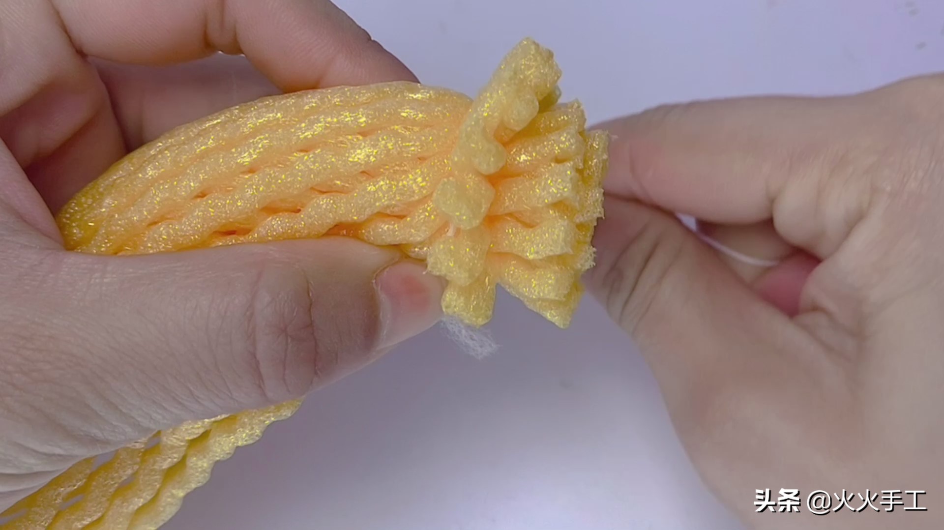 超简单的儿童手工水果网,适合女生做的水果小手工