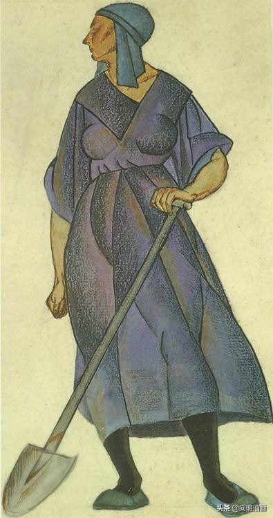 苏联人民艺术家,苏联画家亚历山大杰伊涅卡