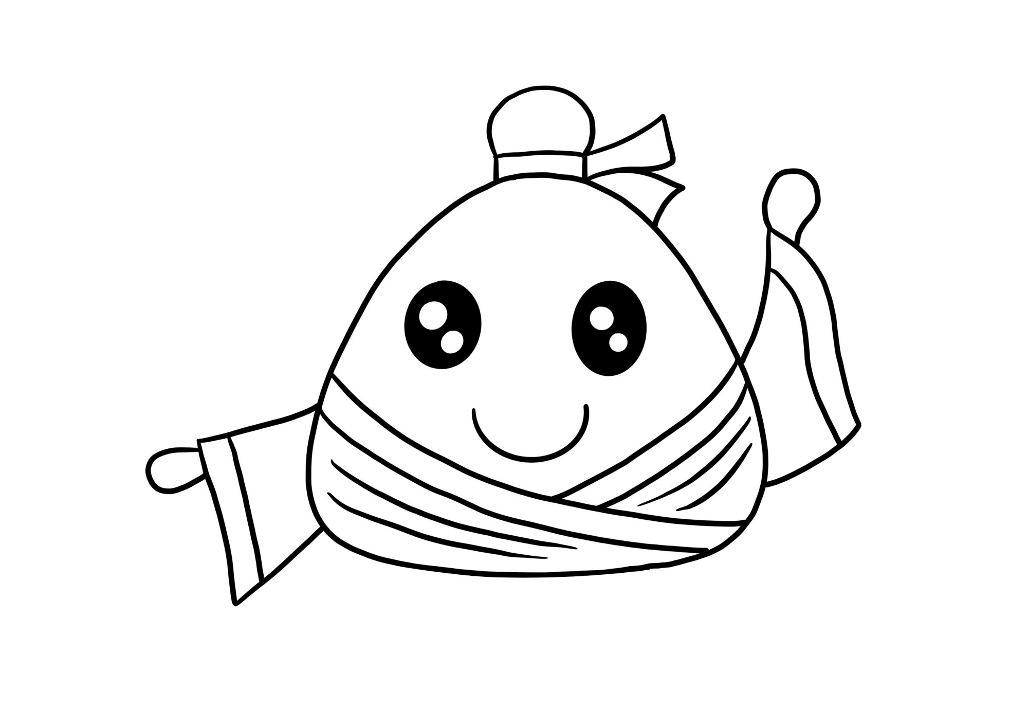 端午节粽子怎么画简单又漂亮,美术画粽子简单又漂亮的