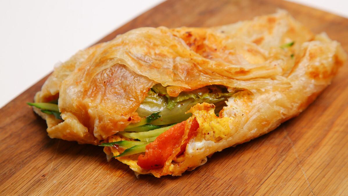 千层饼正宗做法与配方,千层饼这样做再也不用买早点了