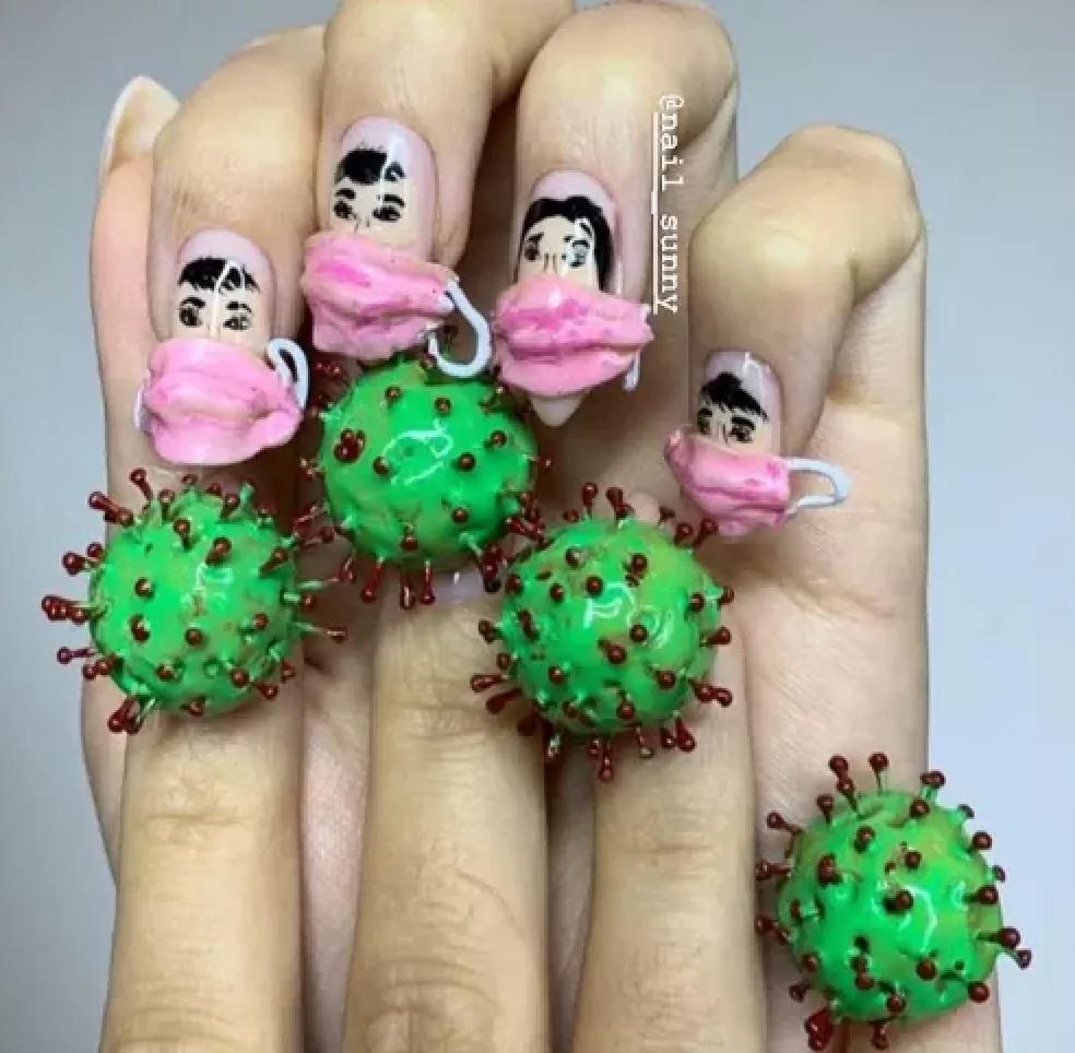 美甲师在吗？我被丑得睡不着觉