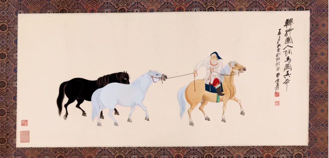 常玉群马图拍卖,常玉巨作群马首度亮相拍卖市场