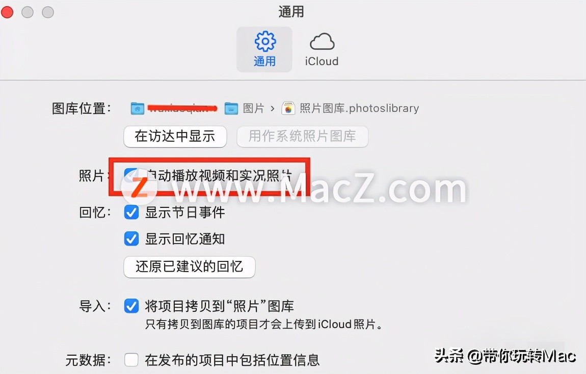 mac图库怎么自动播放视频,mac可以查看实况照片吗