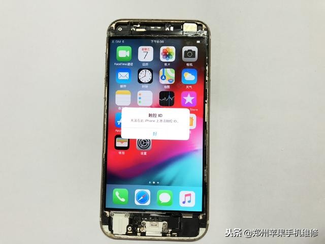 苹果6s更换屏幕总成后home键失效,苹果6s换外屏幕玻璃教程图解