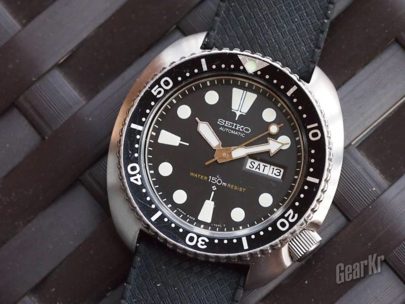 seiko精工5号绿水鬼机械表,seiko潜水男表