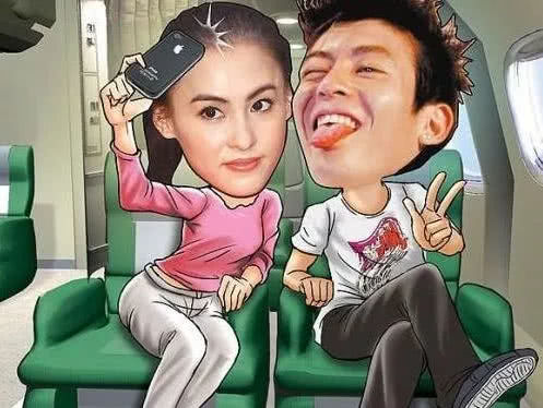 张柏芝飞机上与陈冠希合影后采访,张柏芝陈冠希机场相遇是真的吗