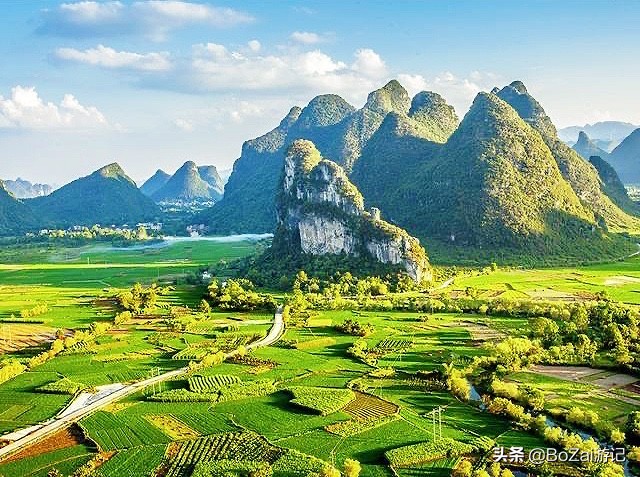广西乡下田园最美风景图片,广西十大最美风景区