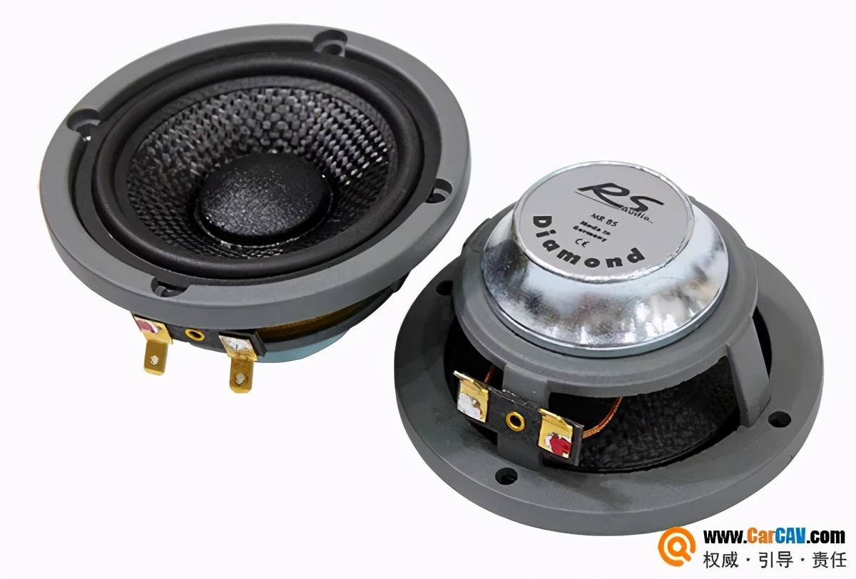德国rs新能量两分频喇叭效果,汽车音响德国rs高端喇叭