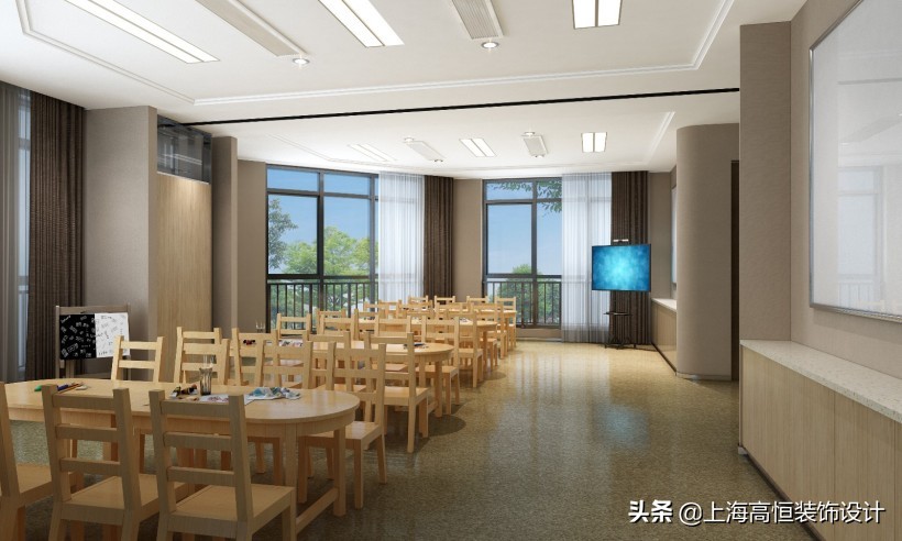 上海培训机构室内设计装饰,上海培训机构装修设计效果图