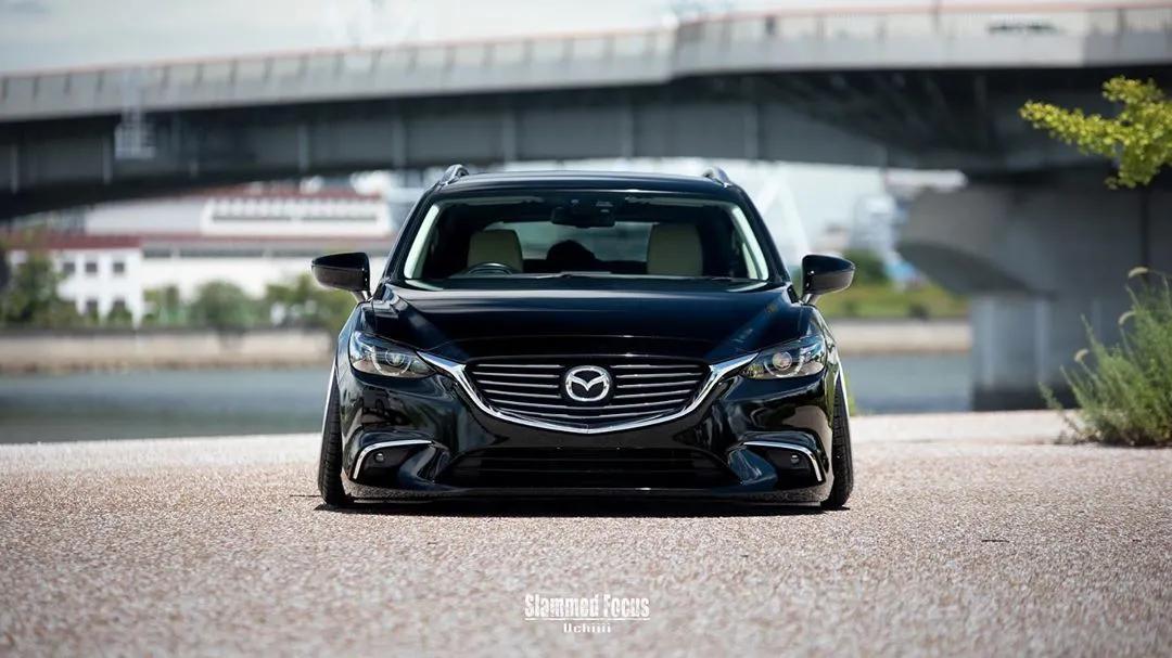 阿特兹轮毂改装案例,马自达阿特兹改装案例