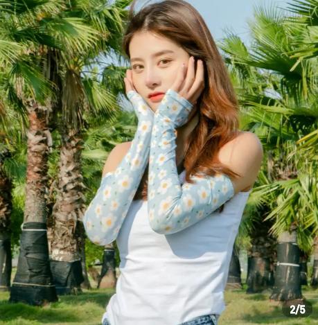 夏天戴上这款冰袖有效防止紫外线,夏天怕晒的防晒冰袖准备好了吗