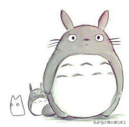 冰条钩织龙猫 (龙猫钩织图解)