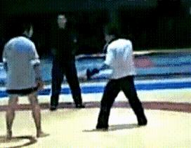 新少林寺二师兄鬼脚七,散打经典拳腿组合视频