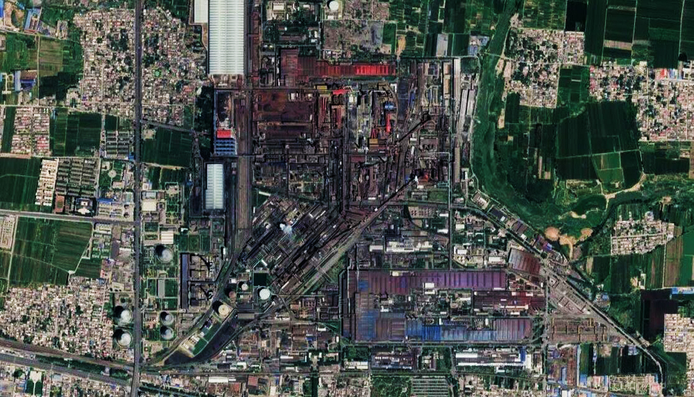 安阳安钢航拍,安阳卫星航拍