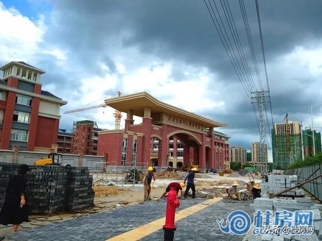 大手笔！临桂灵川七星几所新学校将投入使用，建设现场实拍图来了