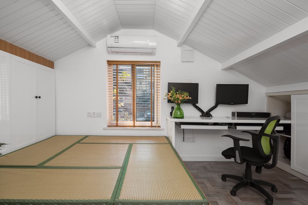 屋顶小露台改造书房,房屋阳台翻新改造成书房