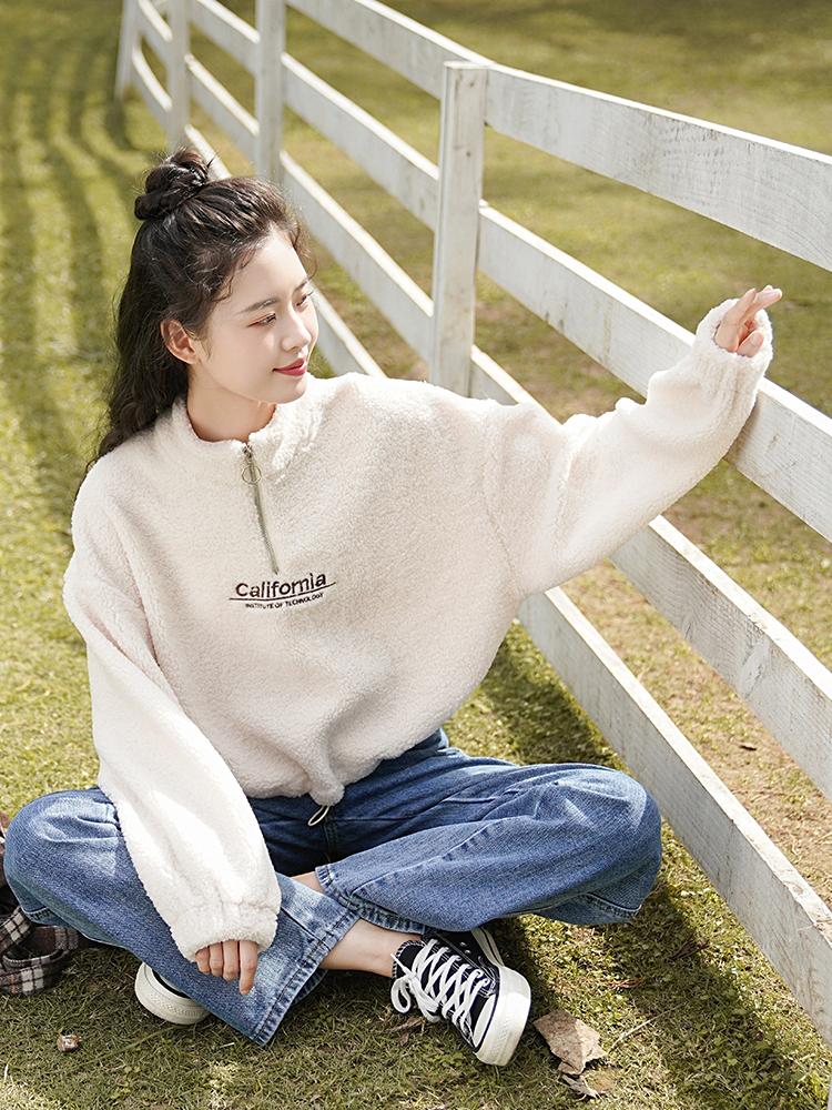 温柔又保暖的穿搭学生党女,冬季保暖时尚穿搭小个子学生